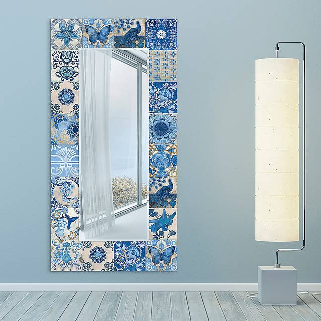 Tishia Light Blue Mirror - Thumbnail - Image 6
