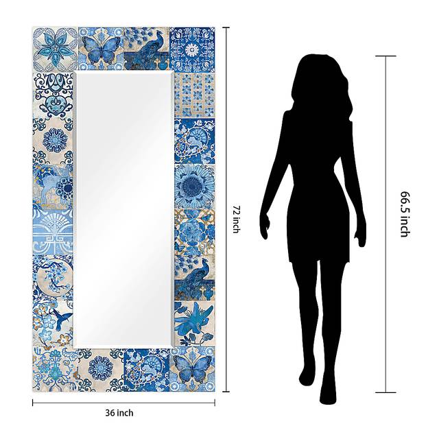Tishia Light Blue Mirror - Thumbnail - Image 8