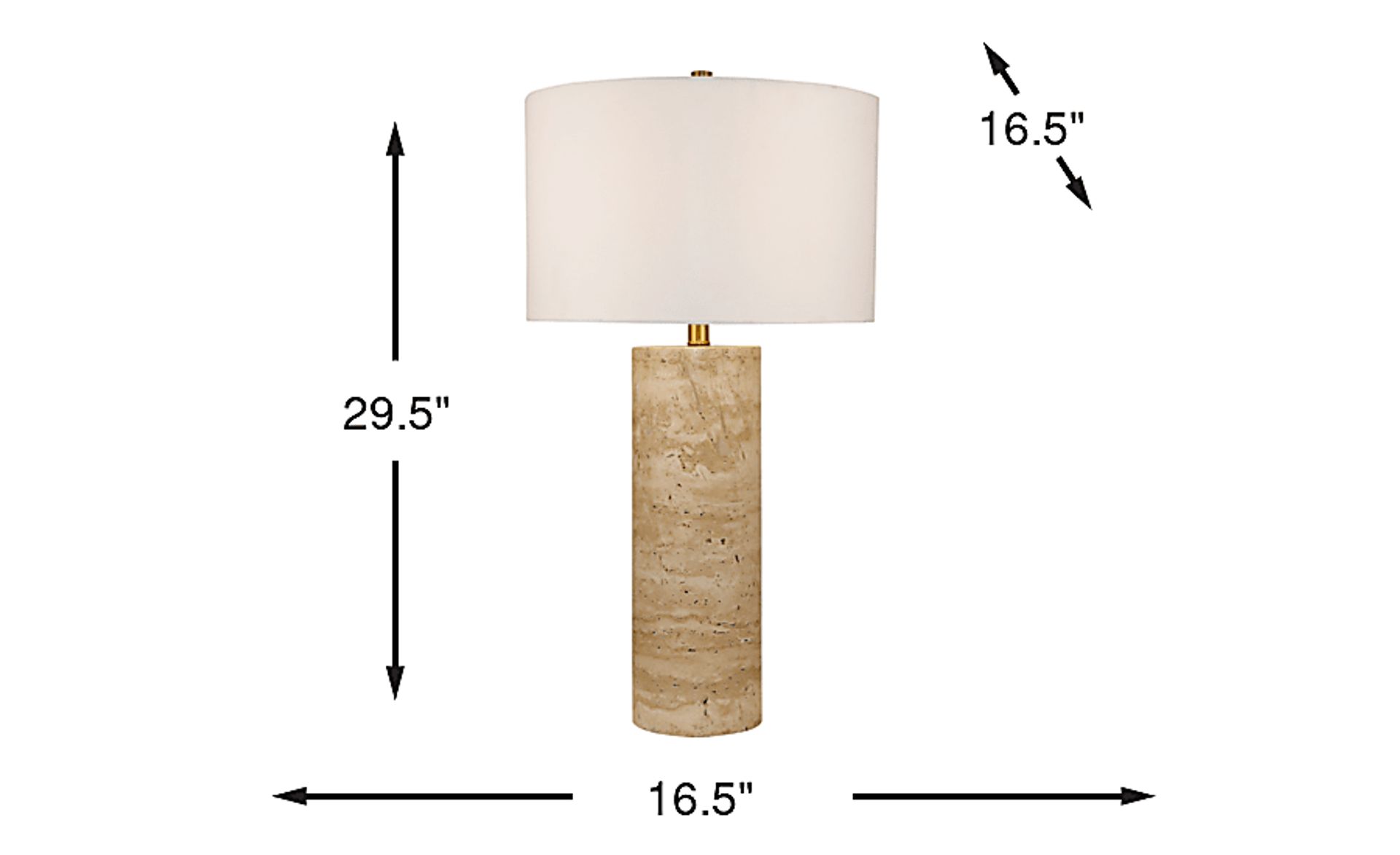 Dimension Image. Please refer to the Dimension Tab on this page for dimension details.