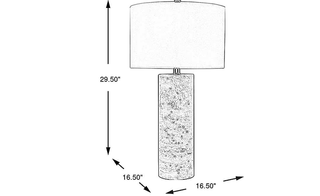 Tivoli Court Tan Lamp
