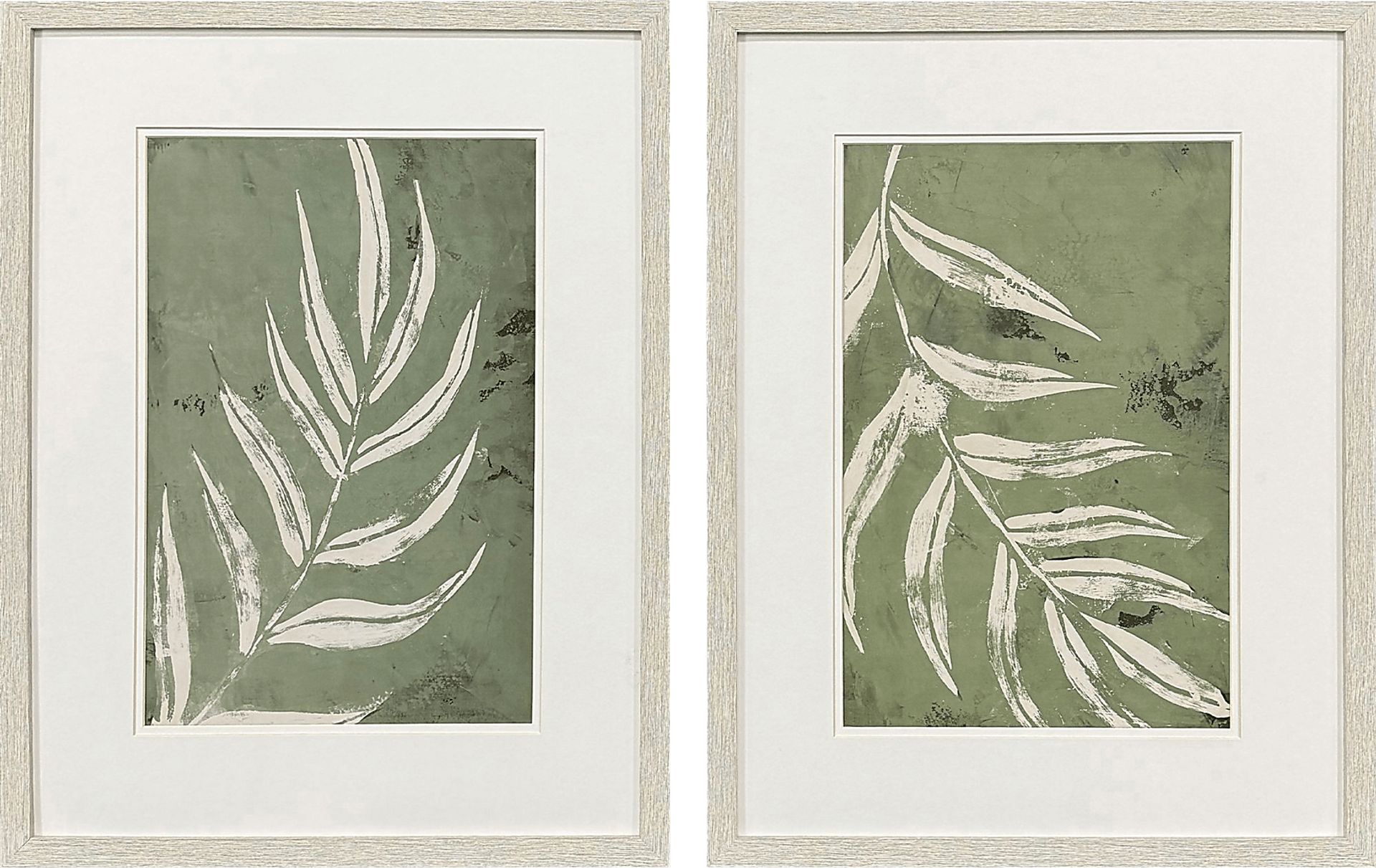 Tiyana Green Artwork, Set of 2 - Image 1