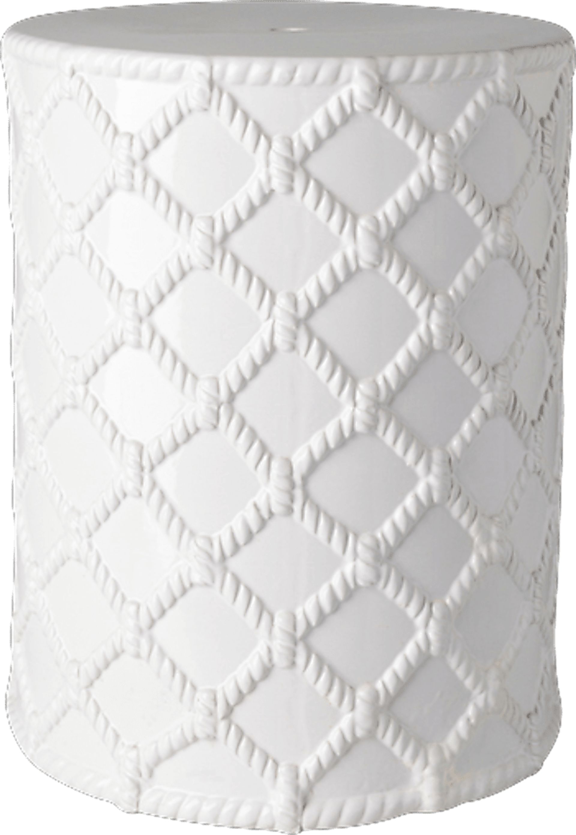 Tlali White Outdoor Stool - Image 1