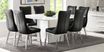 Tobian White 5 Pc Dining Room With Burrette Side Chairs