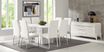 Tobian White 5 Pc Dining Room with Jules Side Chairs