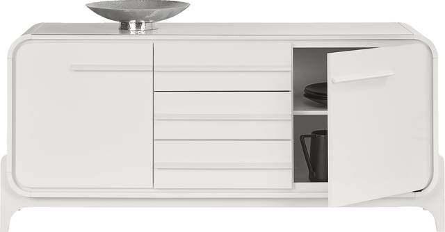 Tobian White Buffet Server - Thumbnail - Image 2
