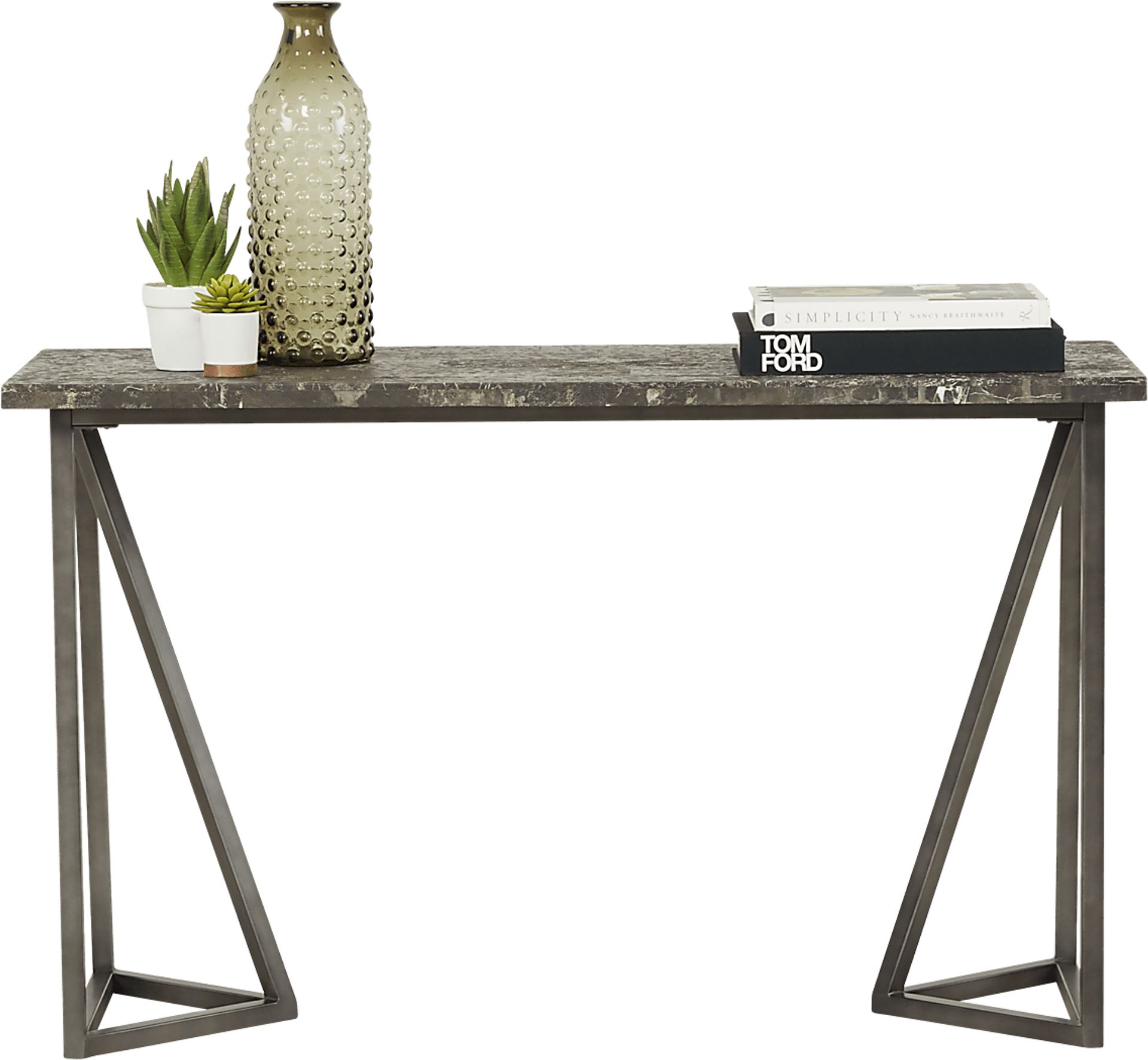Tobyn Silver Sofa Table - Image 2