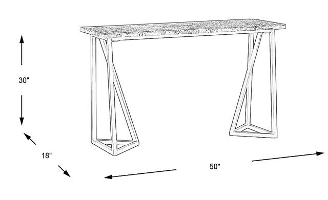 Dimension Image. Please refer to the Dimension Tab on this page for dimension details.