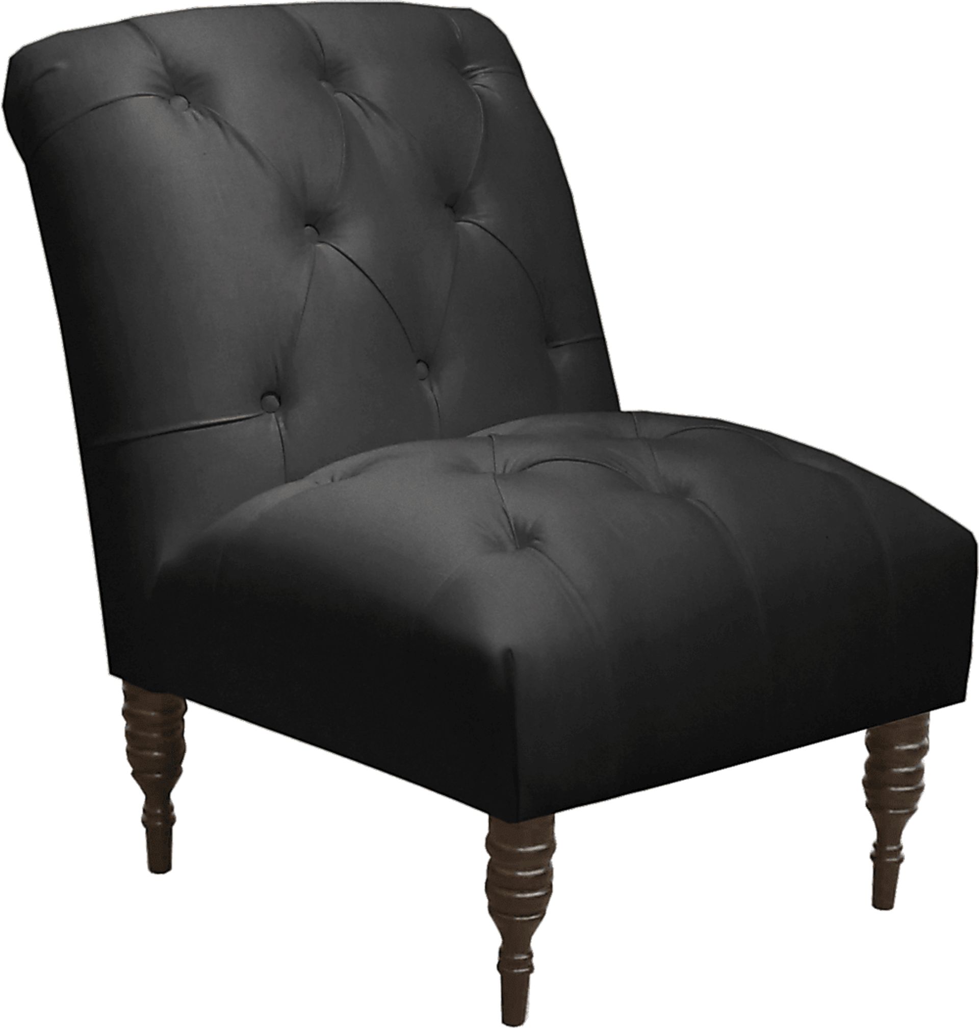 Tocarra Black Armless Chair - Image 1