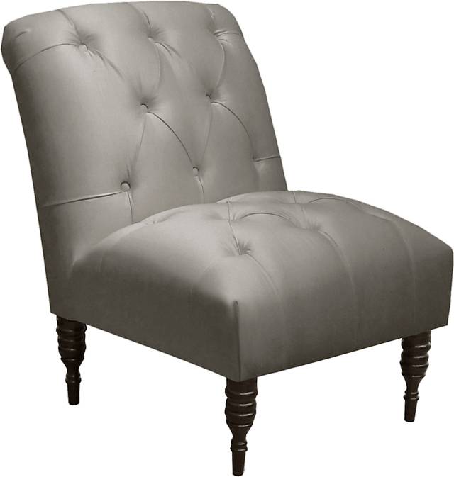 Tocarra Silver Armless Chair - Thumbnail - Image 1