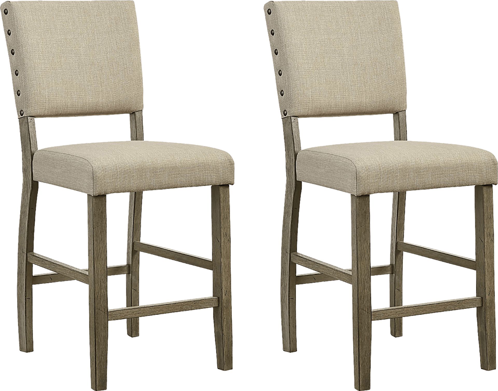 Tocata Gray Counter Chair, Set of 2 - Image 1