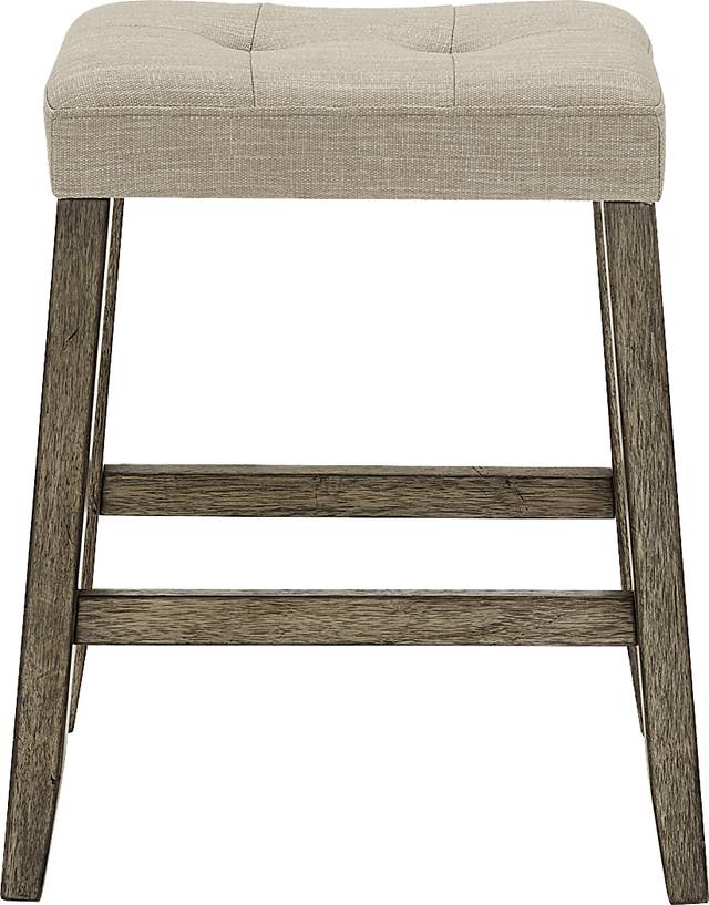 Tocata Gray Counter Stool, Set of 2 - Thumbnail - Image 2