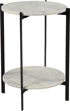 Toci White Accent Table