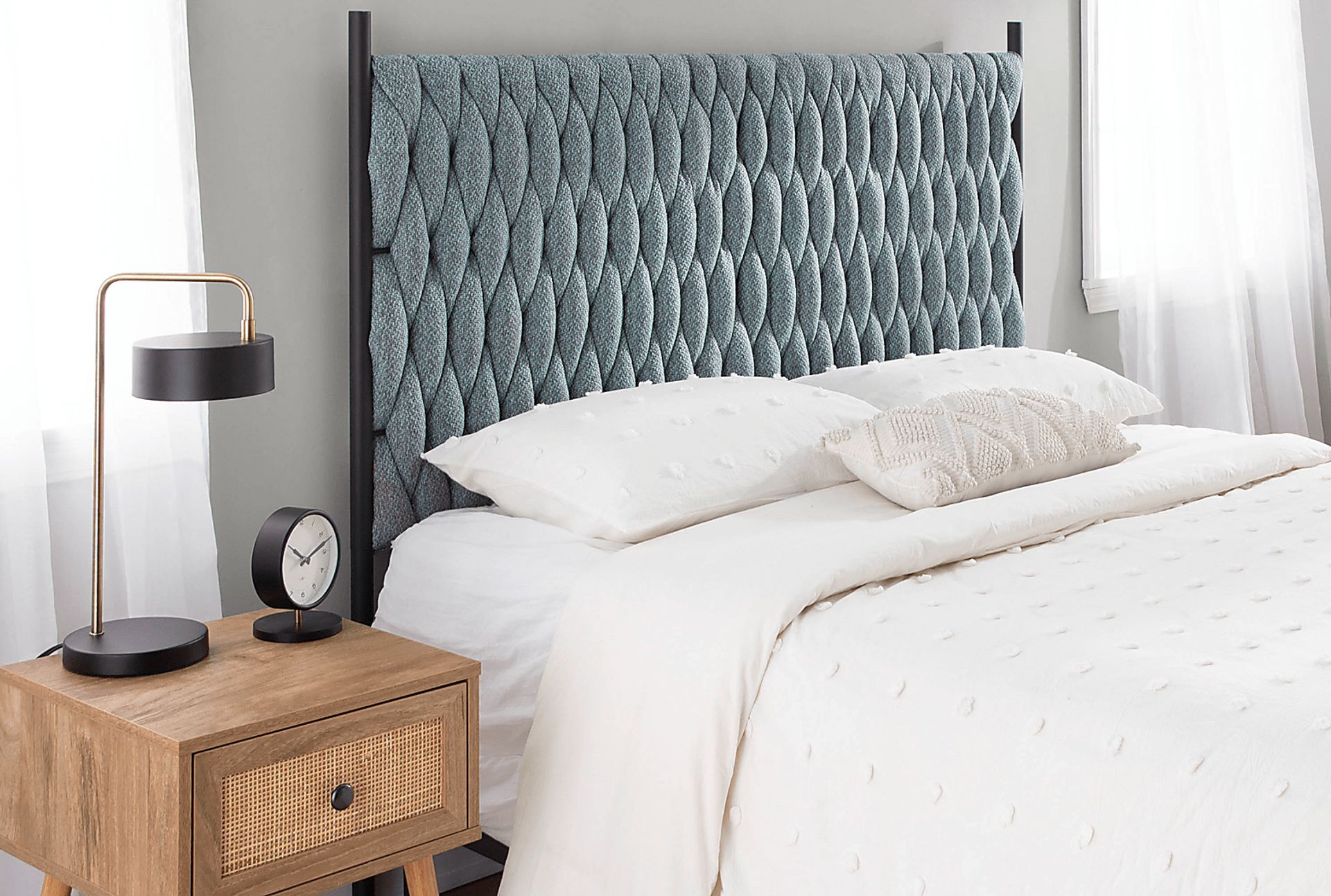 Tockington Blue Queen Headboard - Image 9