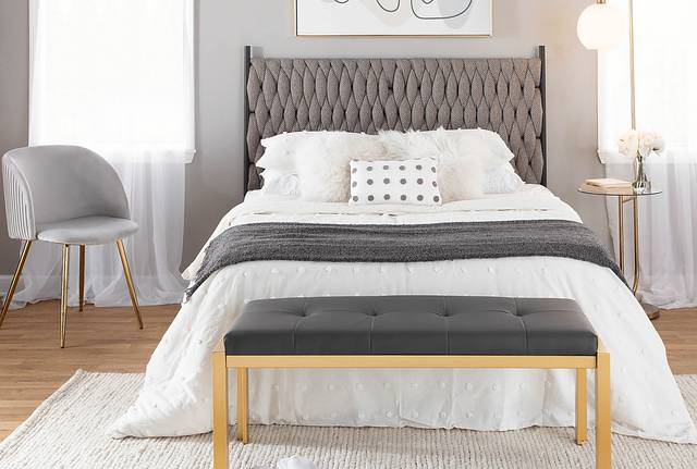 Tockington Gray Queen Headboard - Thumbnail - Image 5
