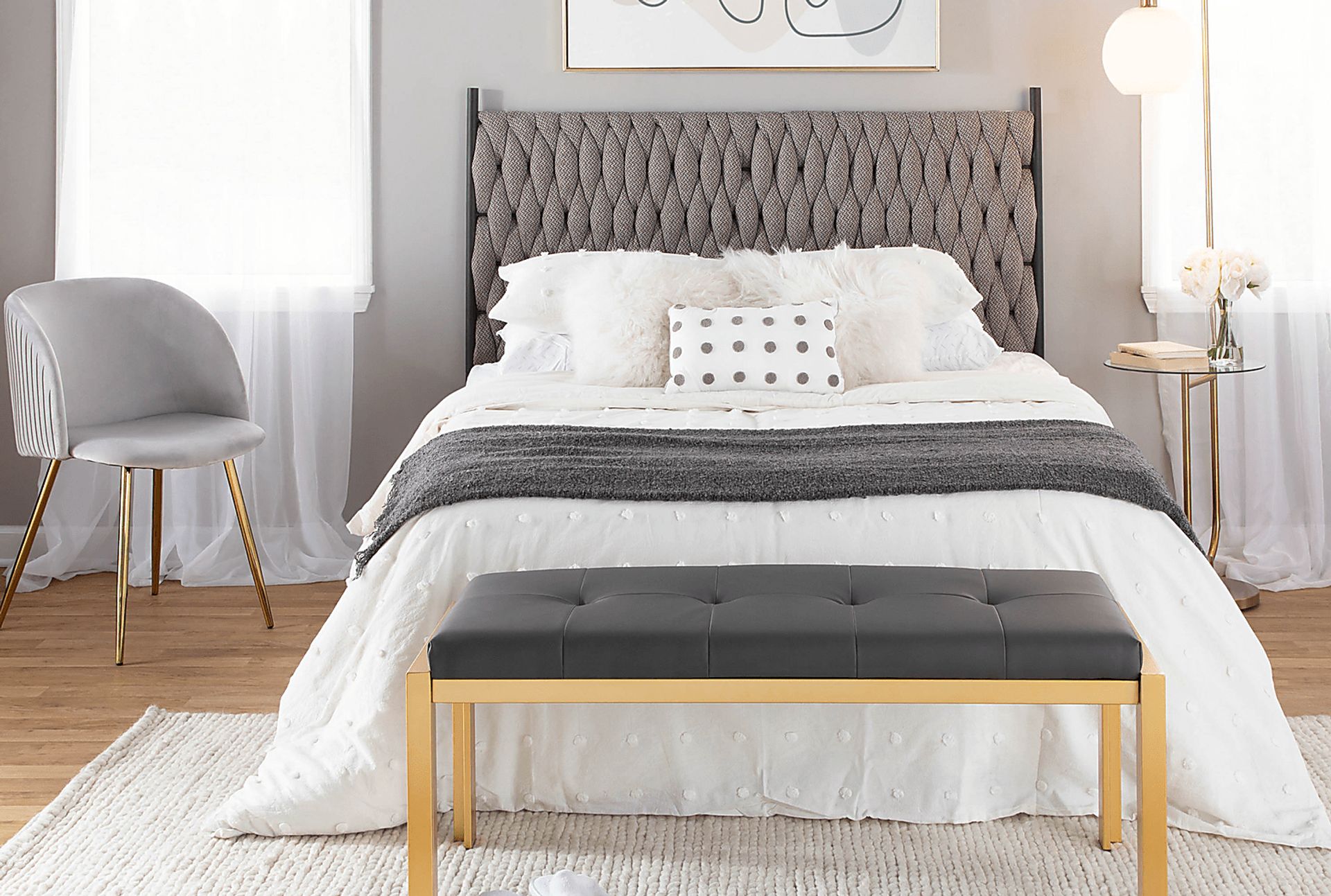 Tockington Gray Queen Headboard - Image 5