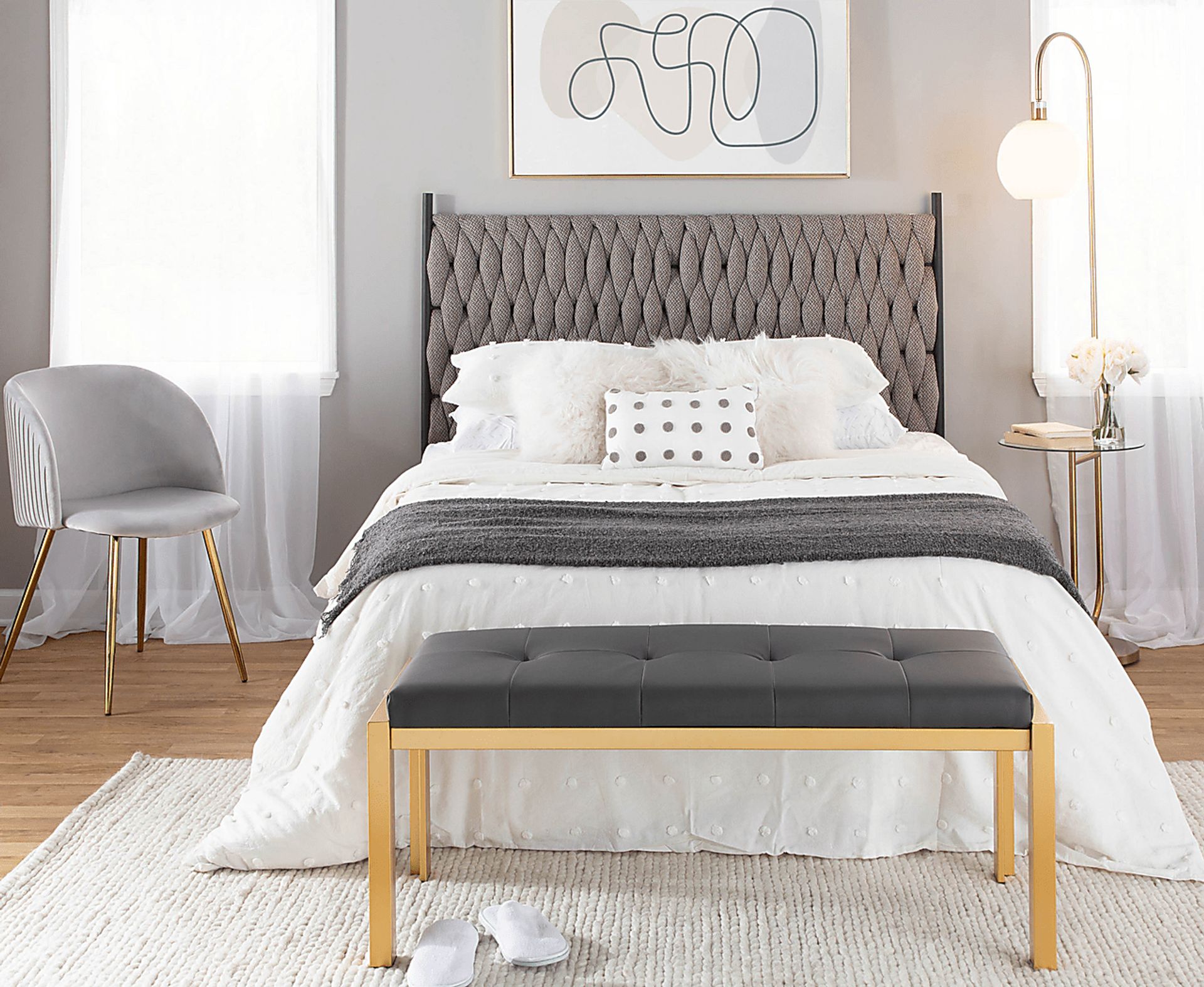 Tockington Gray Queen Headboard - Image 6