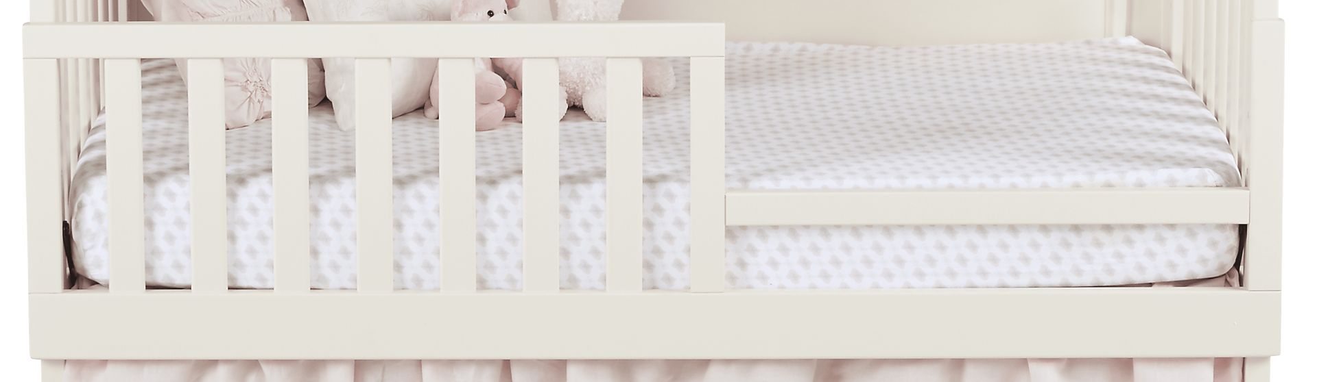 Jaclyn Place Ivory 6 Pc Nursery with Toddler & Conversion Rails - Image 8