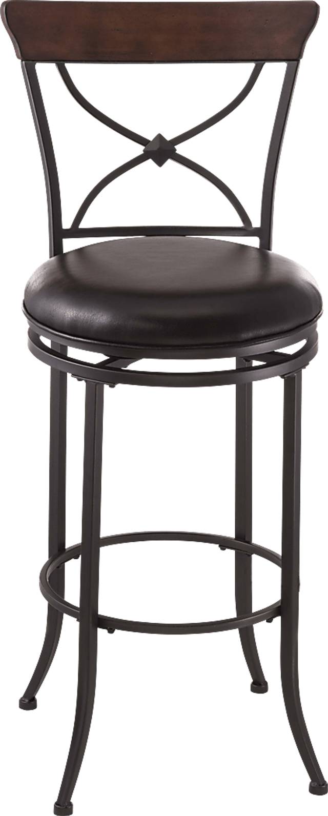 Tofson Gray Swivel Counter Height Stool - Thumbnail - Image 1