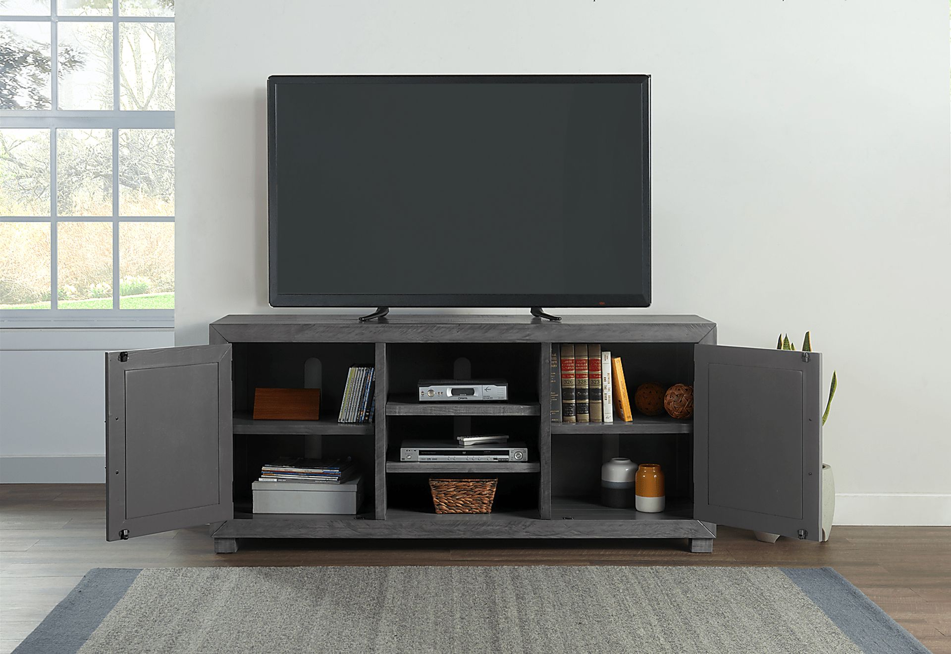 Toiya Brown 65 In. Console - Image 17