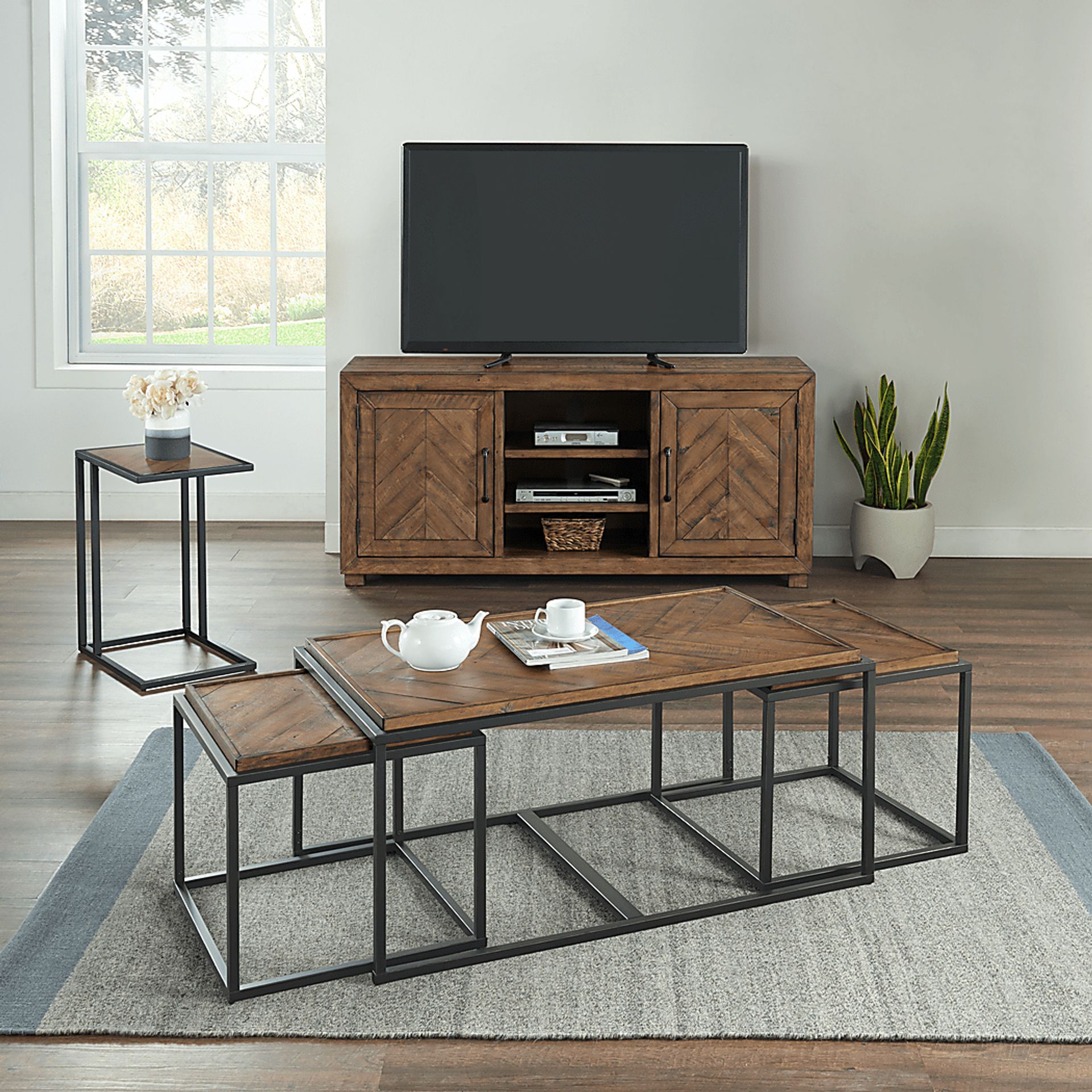 Toiya Brown Cocktail Table, Set of 3 - Image 10