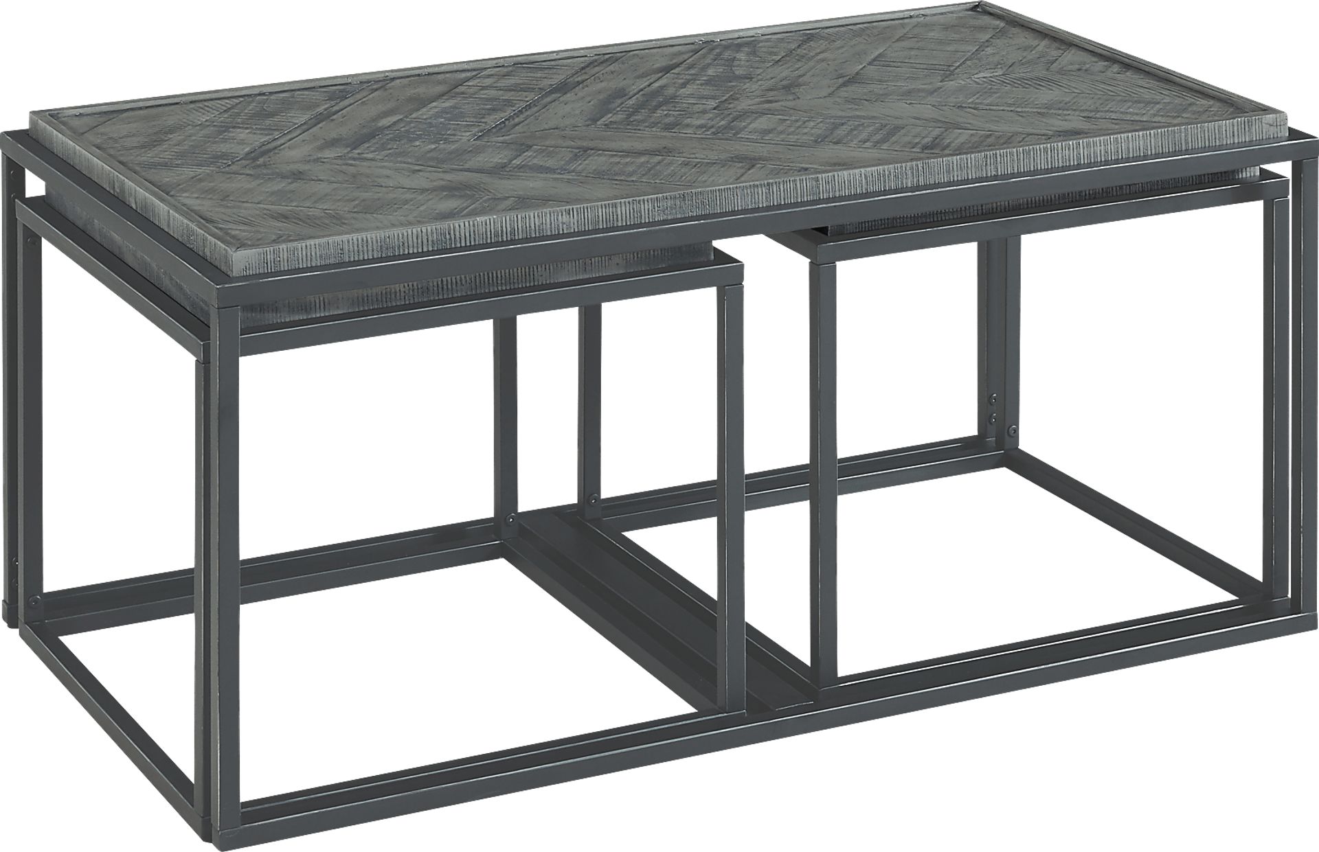 Toiya Gray Cocktail Table, Set of 3 - Image 2