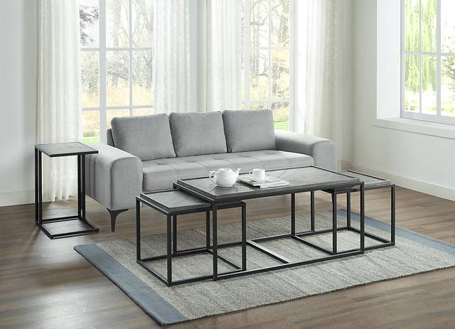Toiya Gray Cocktail Table, Set of 3 - Thumbnail - Image 10