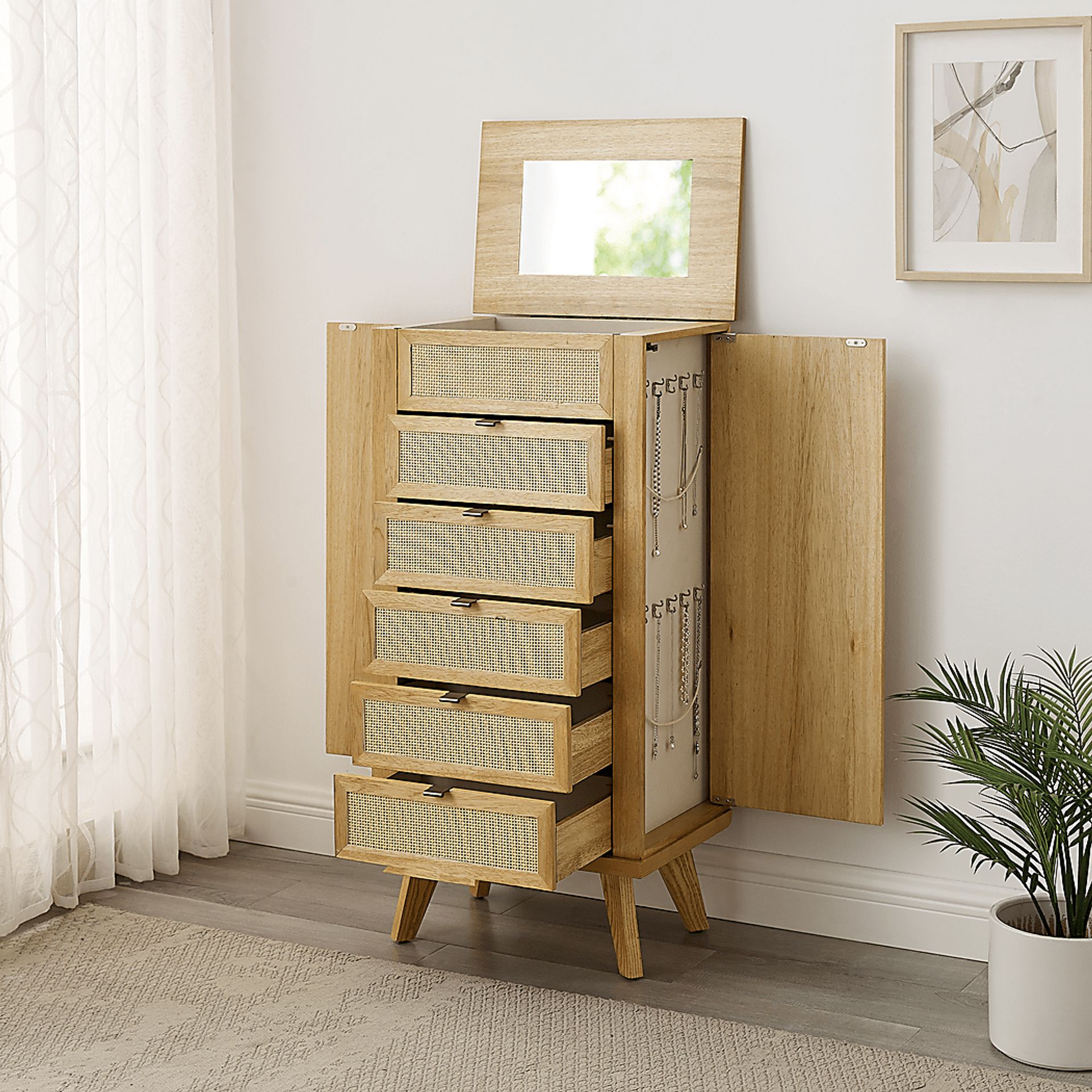 Tokedu Natural Jewelry Armoire - Image 4