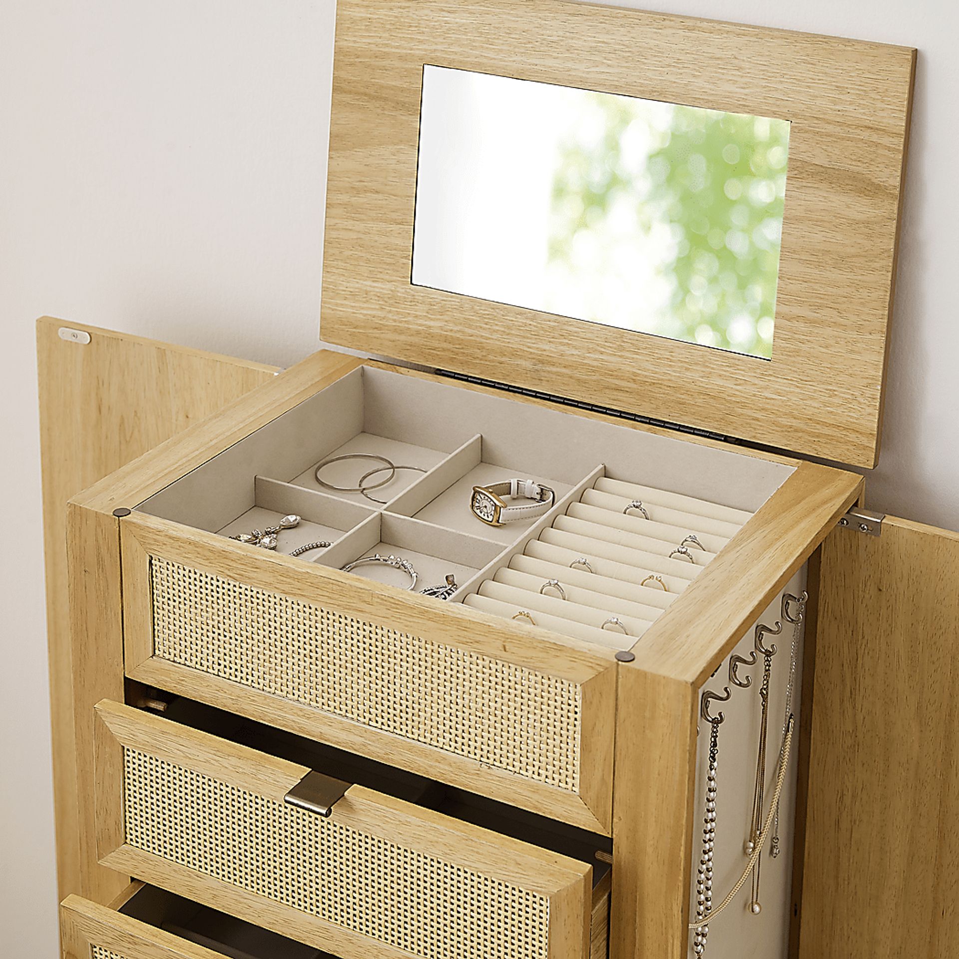 Tokedu Natural Jewelry Armoire - Image 5