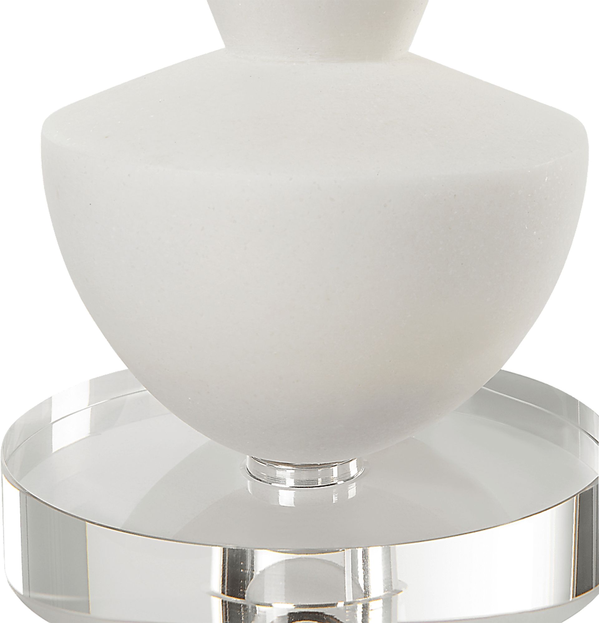 Toland White Candle Holder, Set of 2 - Image 4