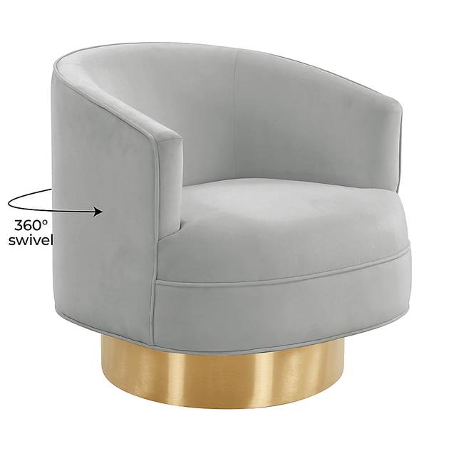 Toleah Gray Accent Chair - Thumbnail - Image 6