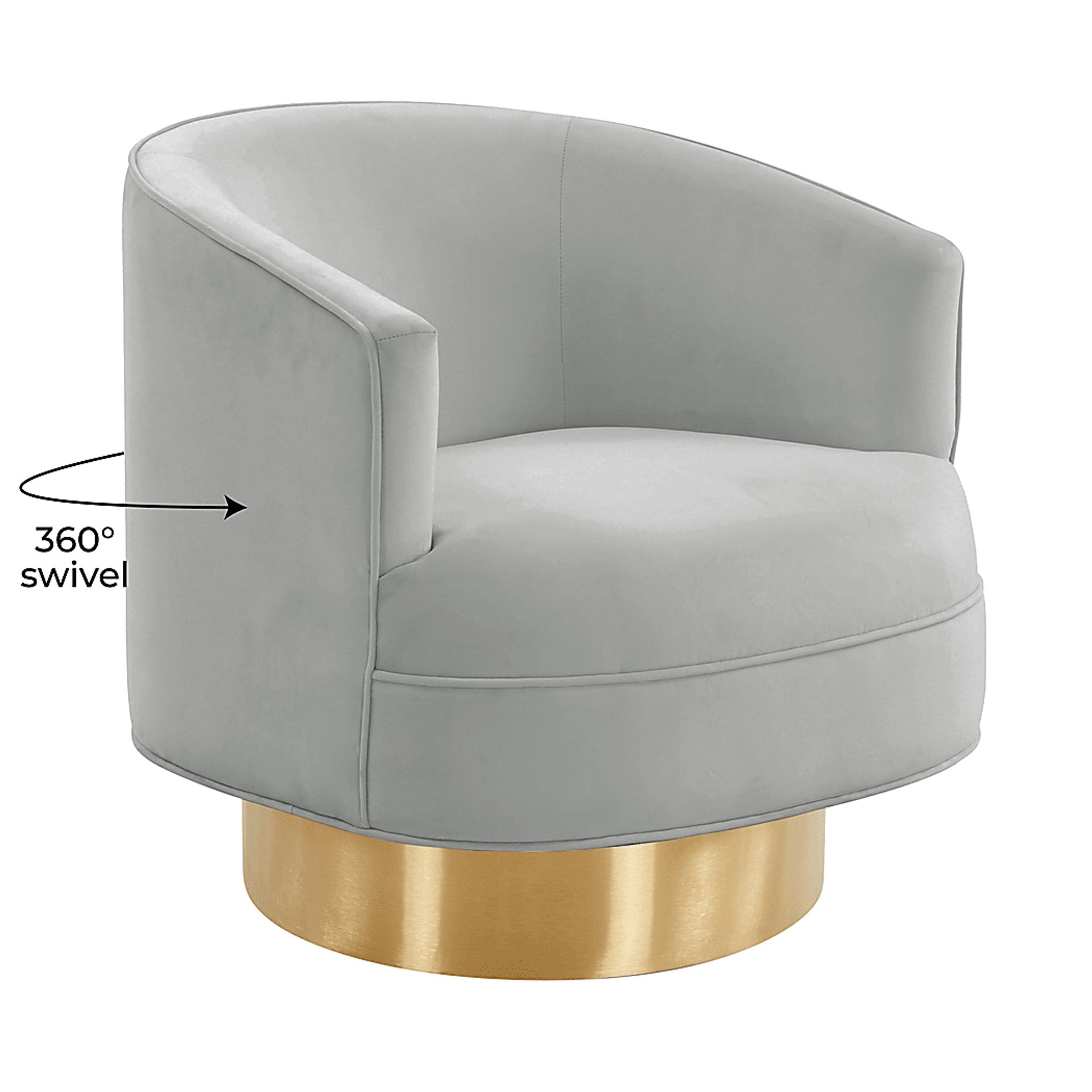 Toleah Gray Accent Chair - Image 6
