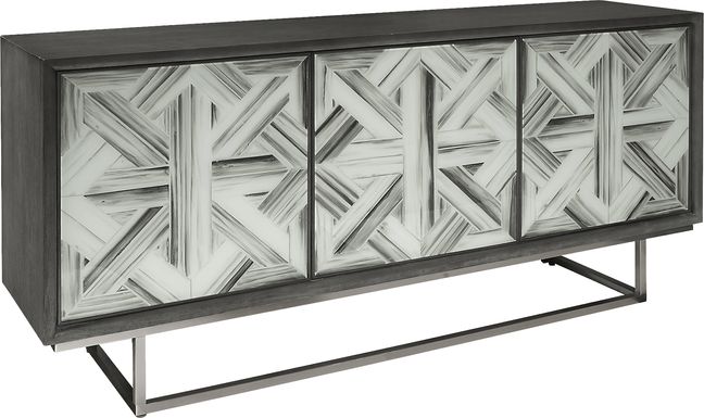 Toledanno Gray Credenza