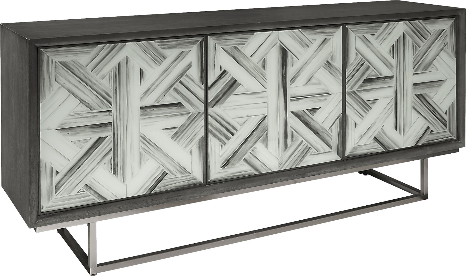 Toledanno Gray Credenza - Image 1