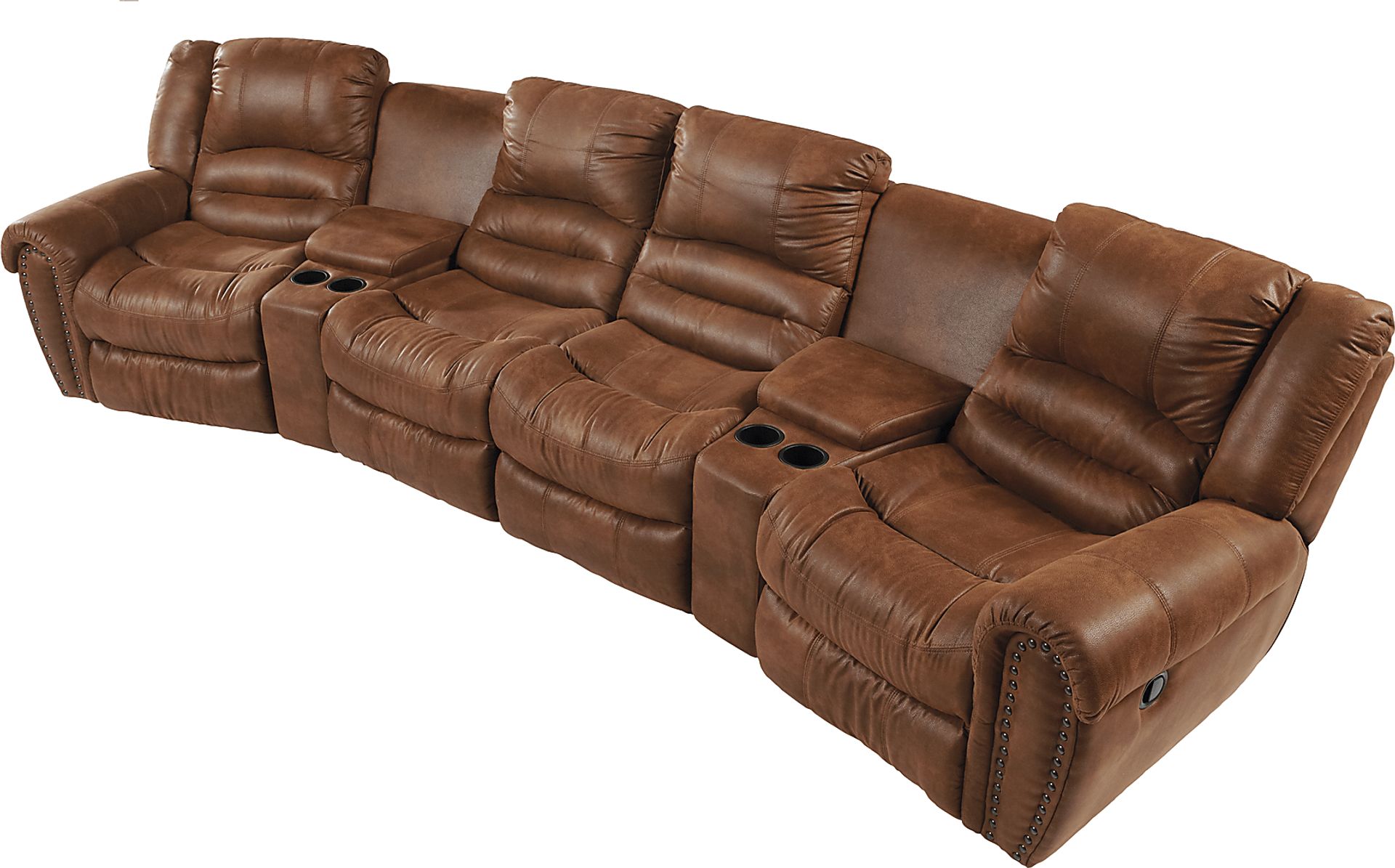 Toledo 5 Pc Home Theater Sectional - Image 1