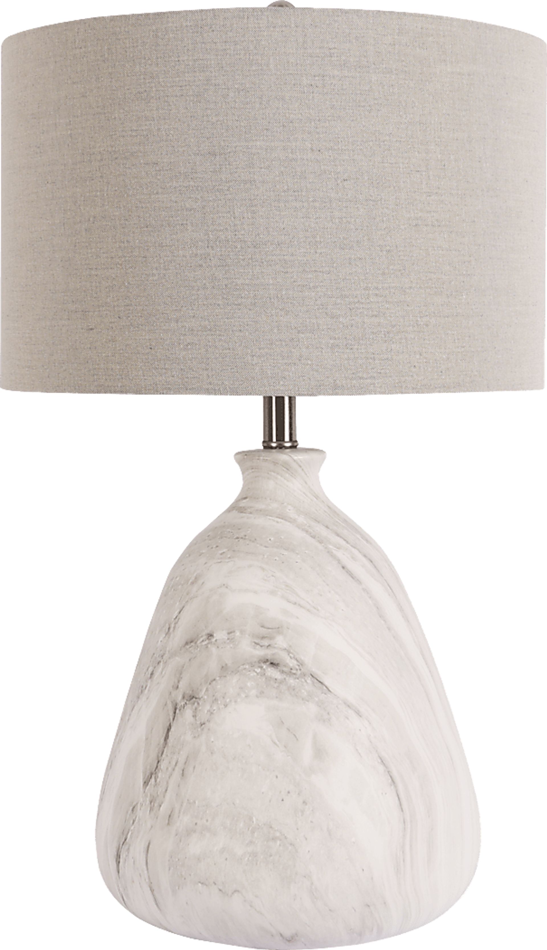 Toledo Circle Gray Lamp - Image 1