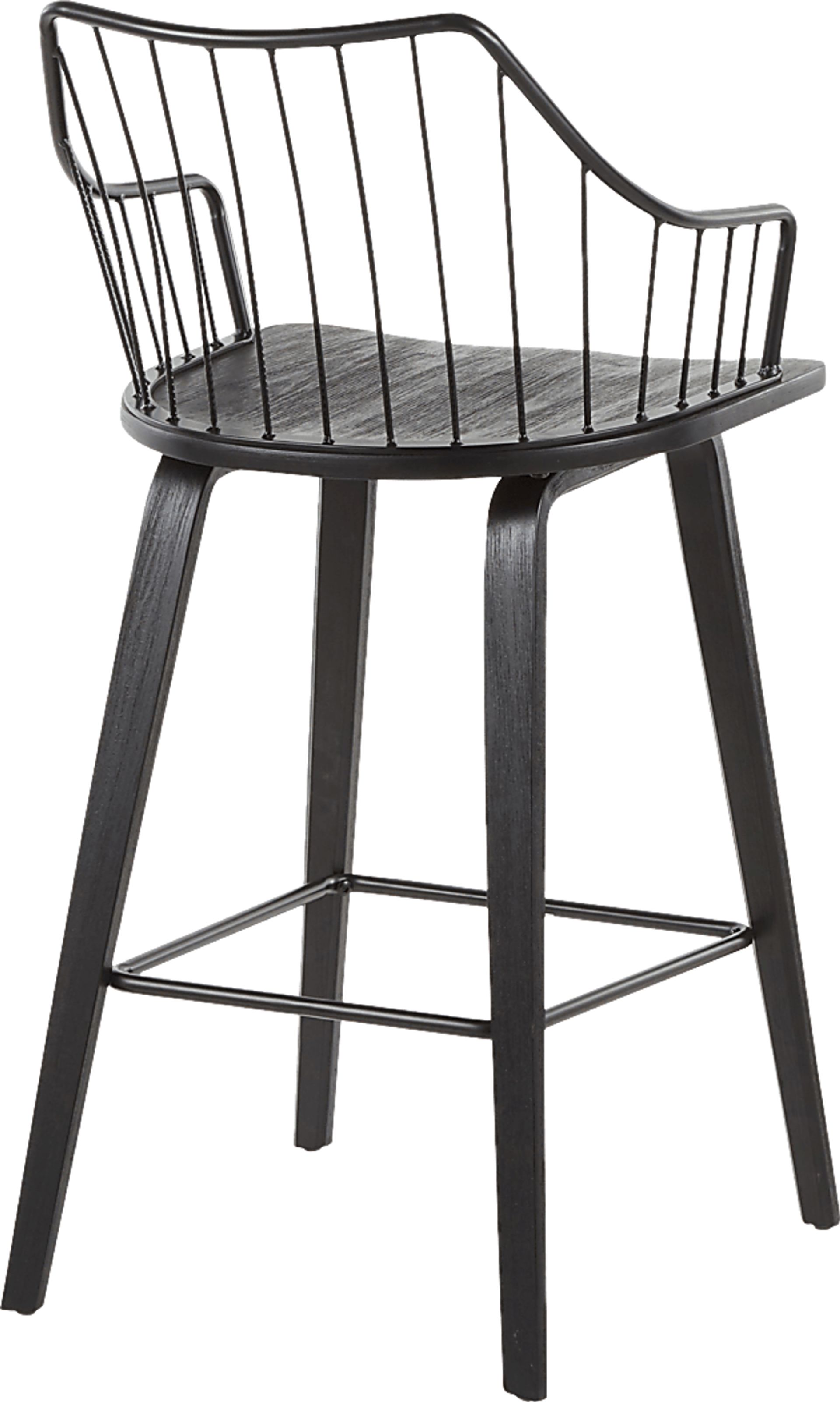 Tollefs Black Counter Height Stool - Image 3