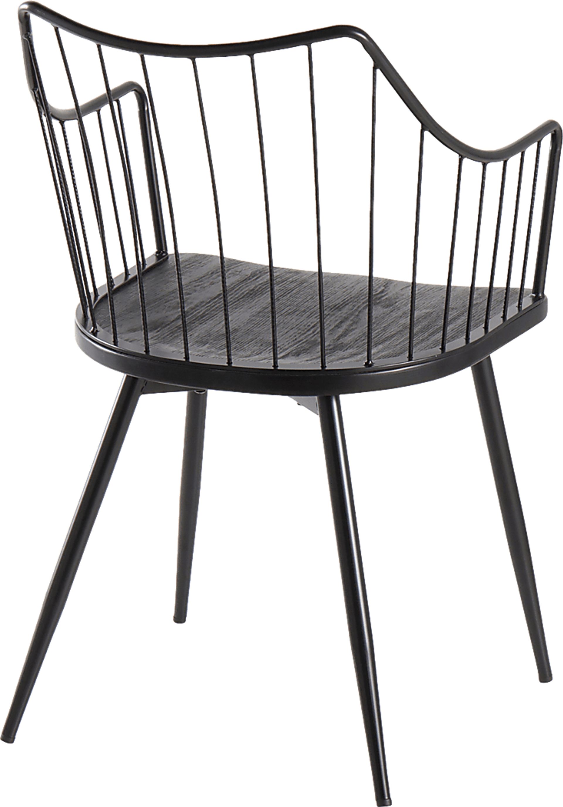 Tollefs Black Side Chair - Image 3
