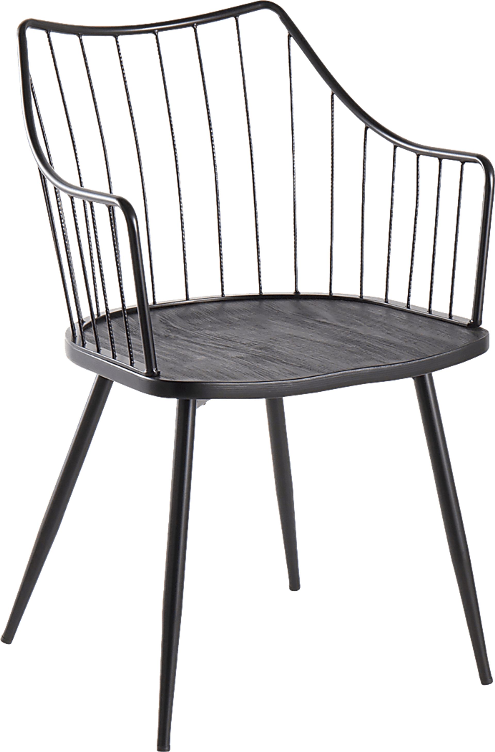 Tollefs Black Side Chair - Image 1