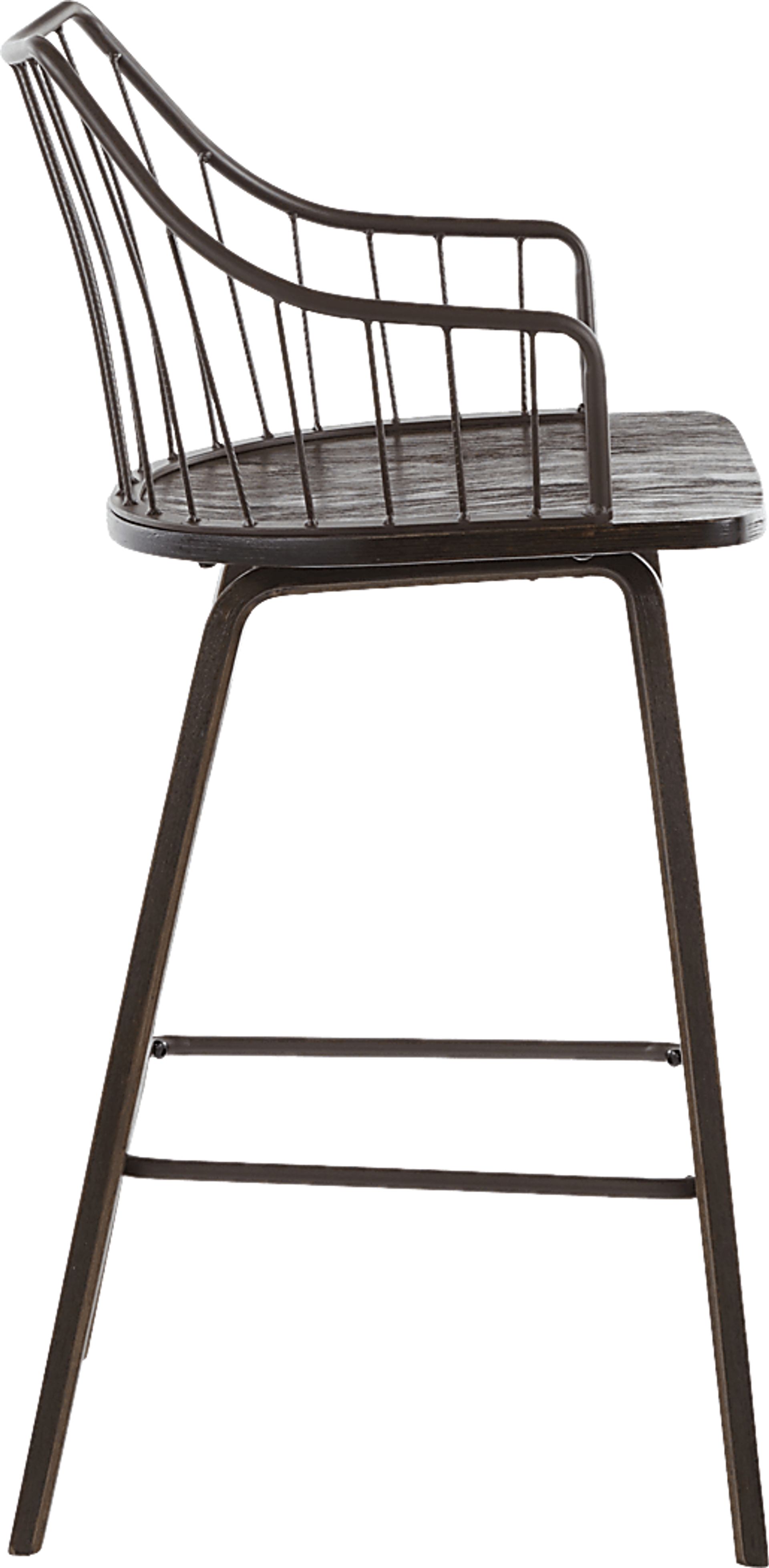 Tollefs Walnut Counter Height Stool - Image 2