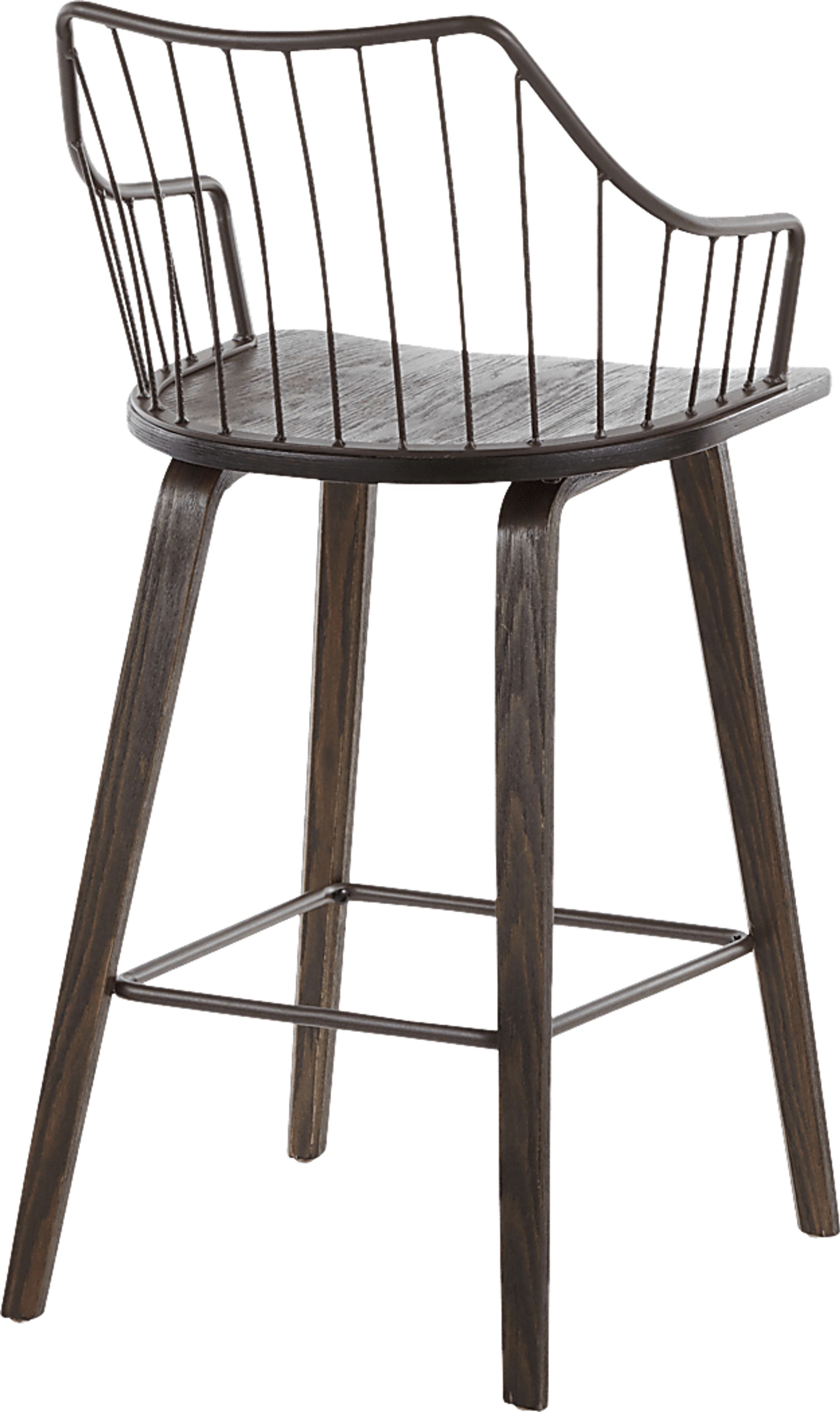 Tollefs Walnut Counter Height Stool - Image 3