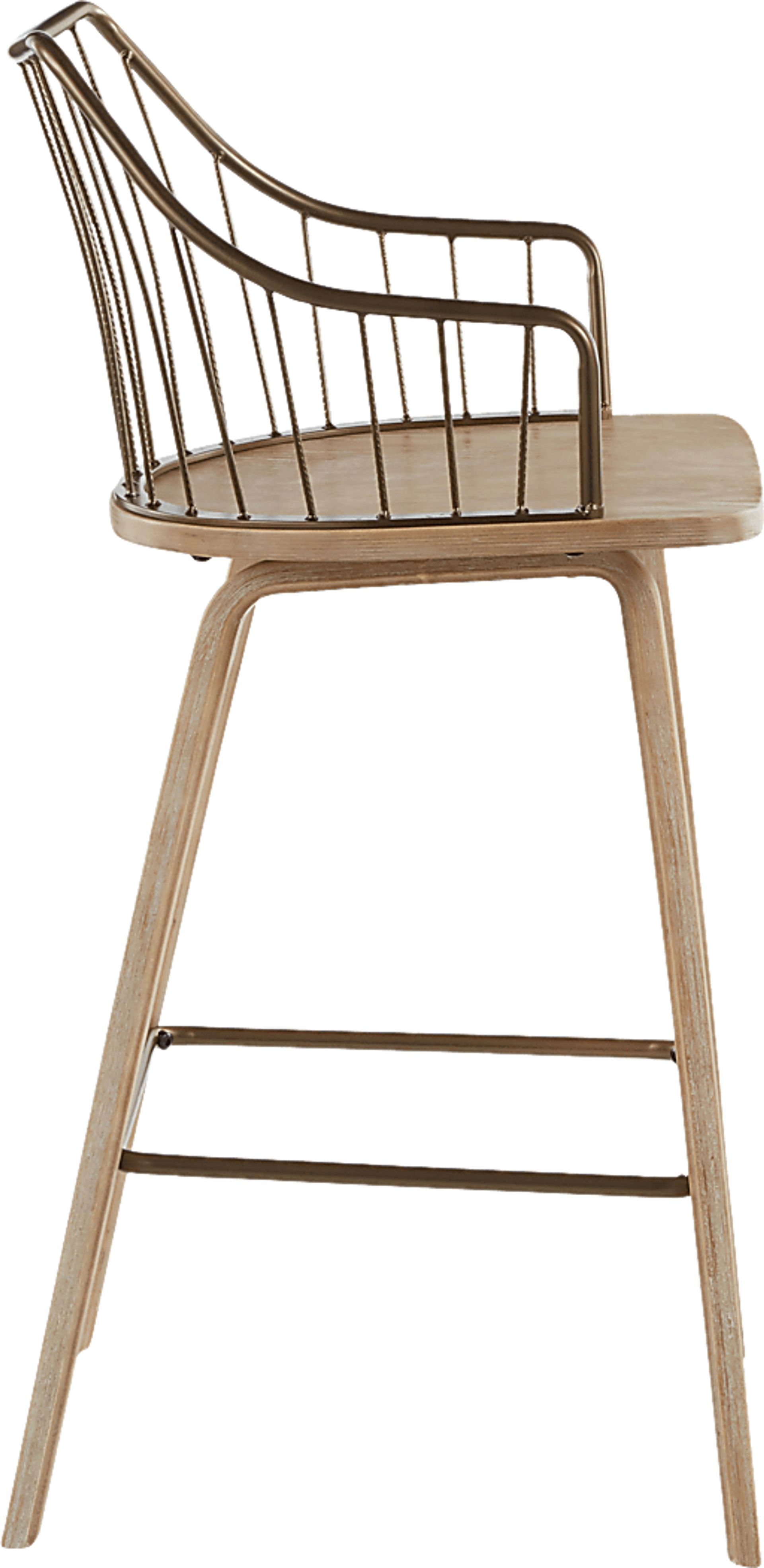 Tollefs White Counter Height Stool - Image 2