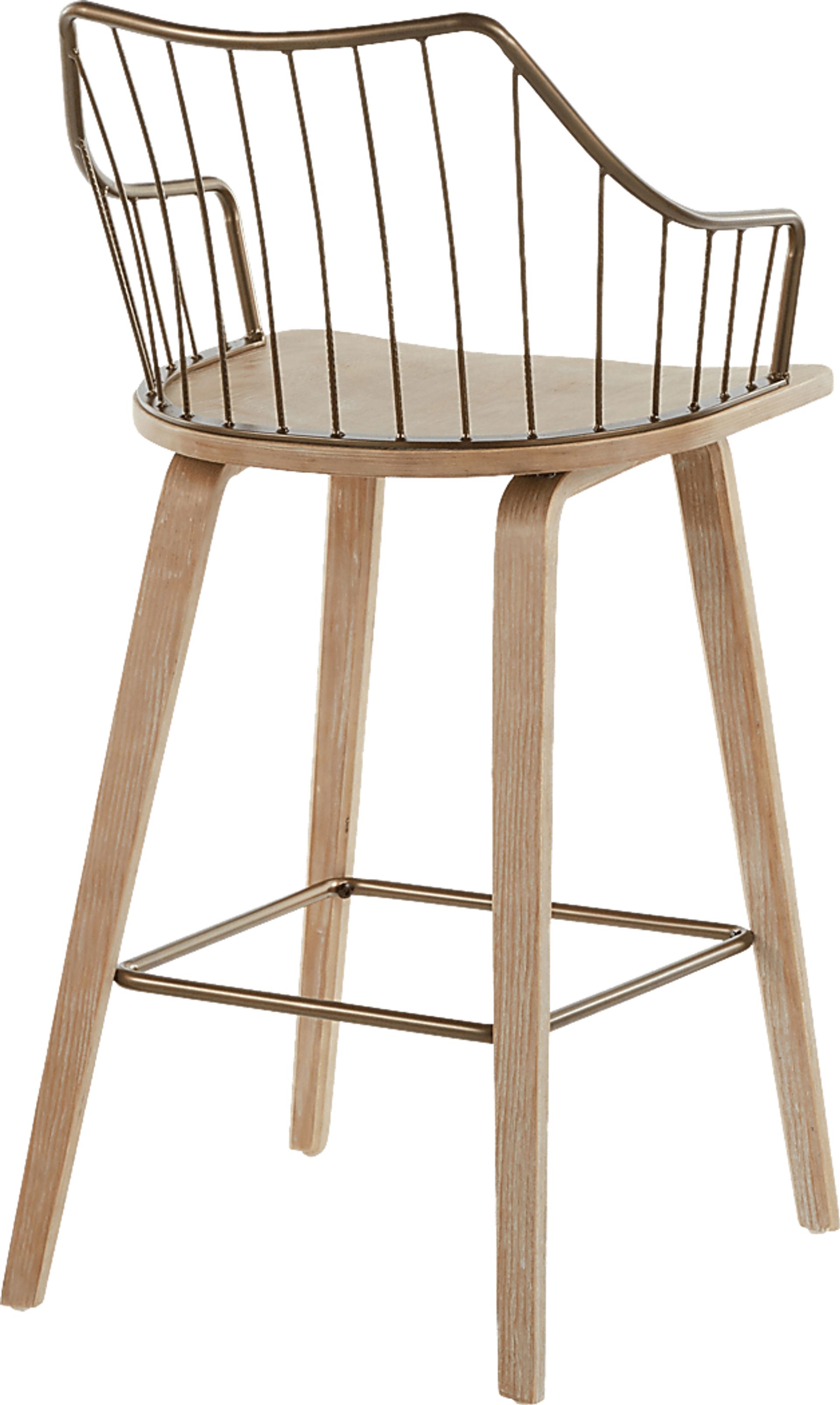 Tollefs White Counter Height Stool - Image 3