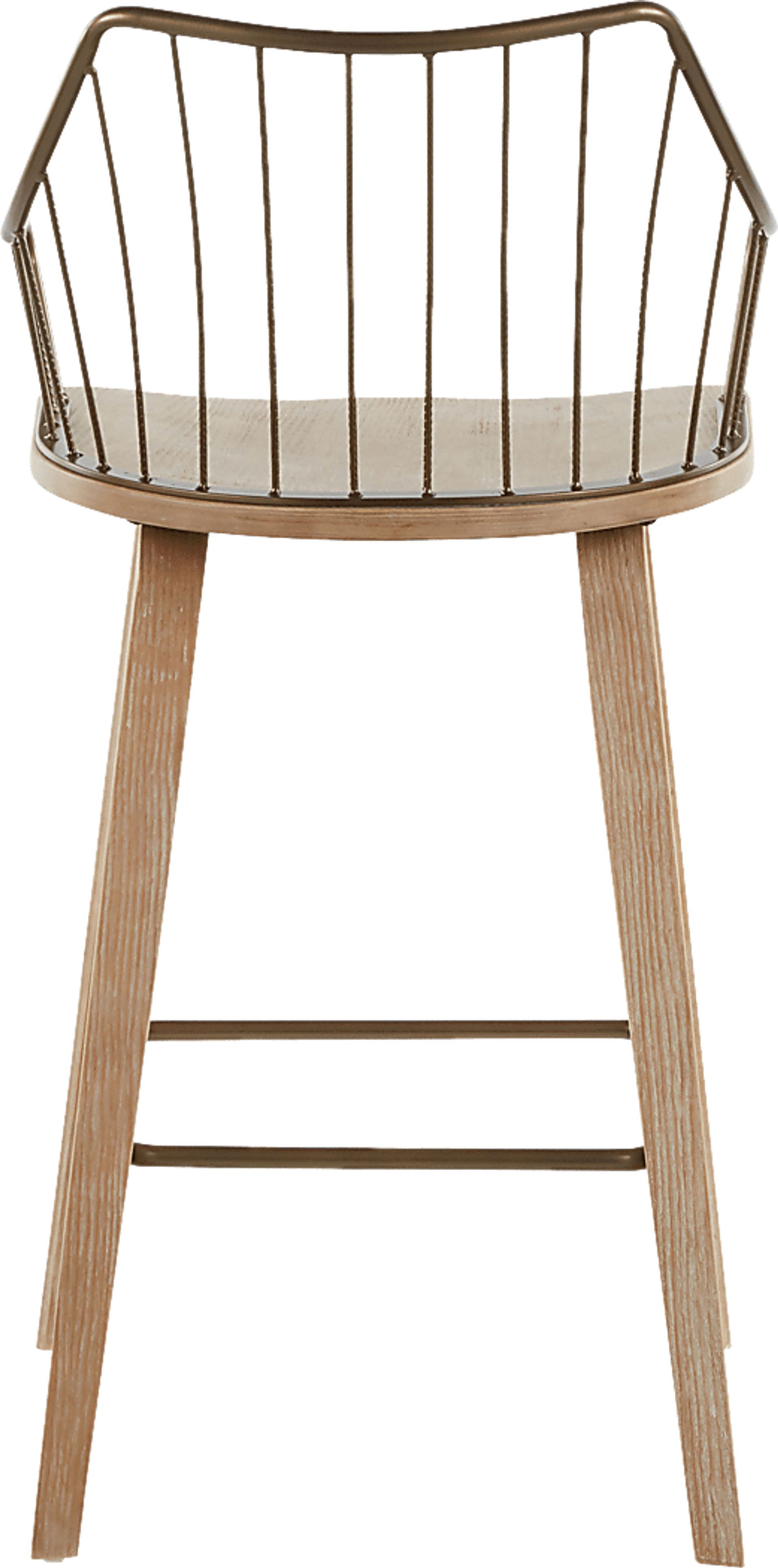 Tollefs White Counter Height Stool - Image 4