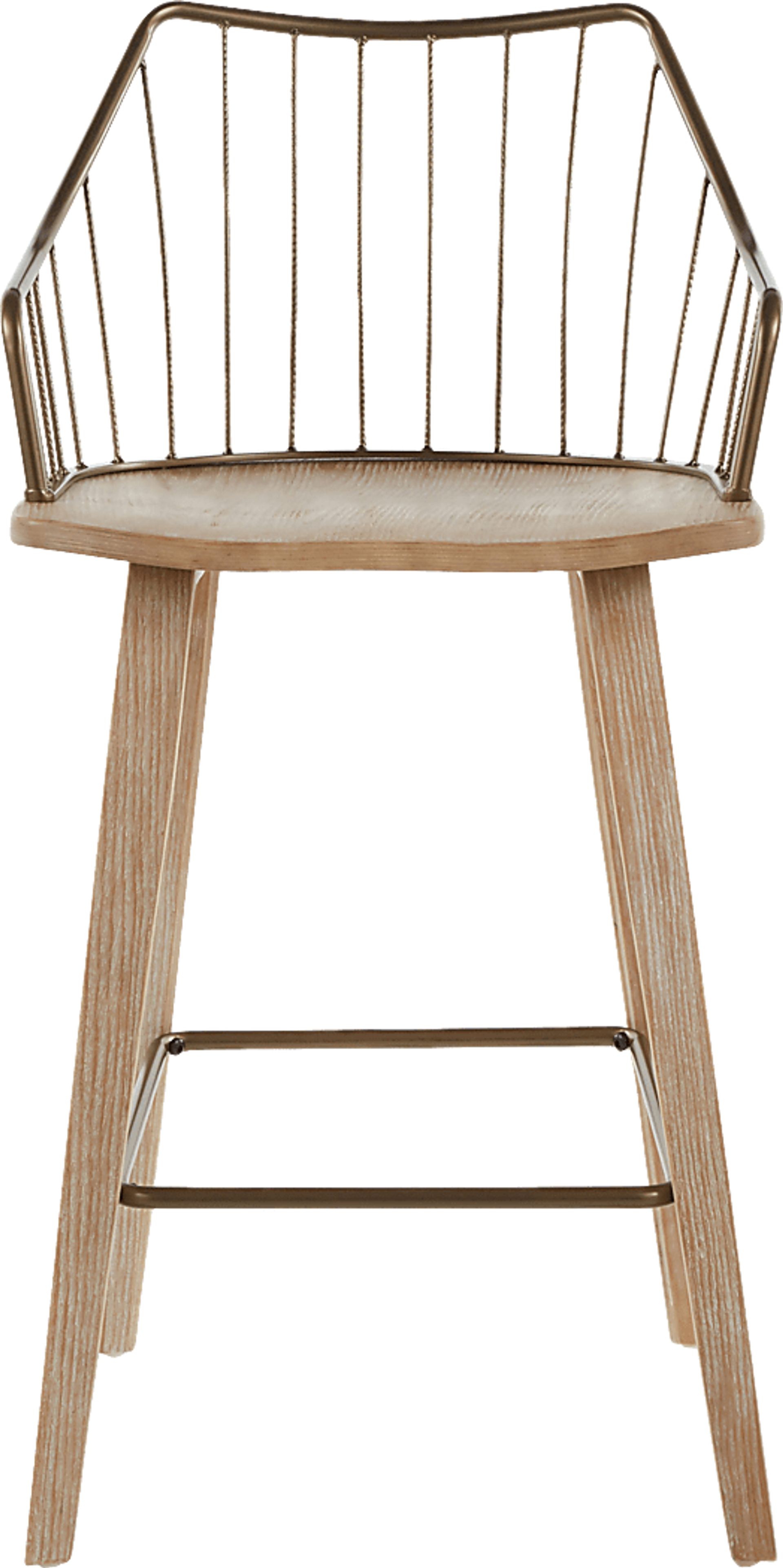 Tollefs White Counter Height Stool - Image 5