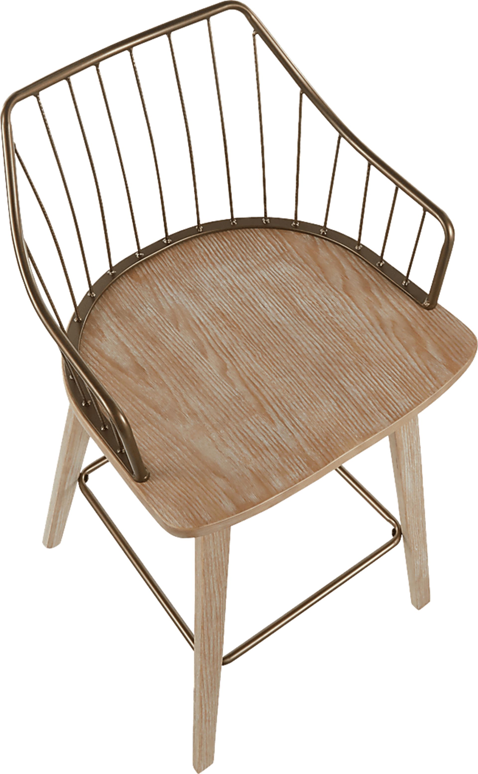 Tollefs White Counter Height Stool - Image 6