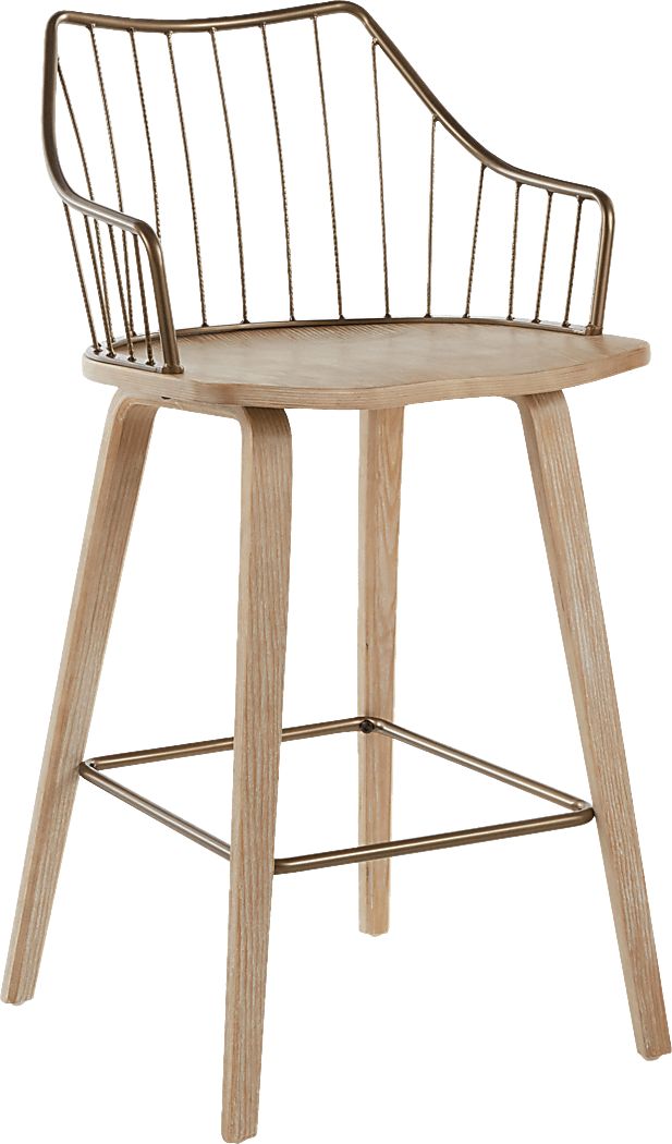 Tollefs White Counter Height Stool