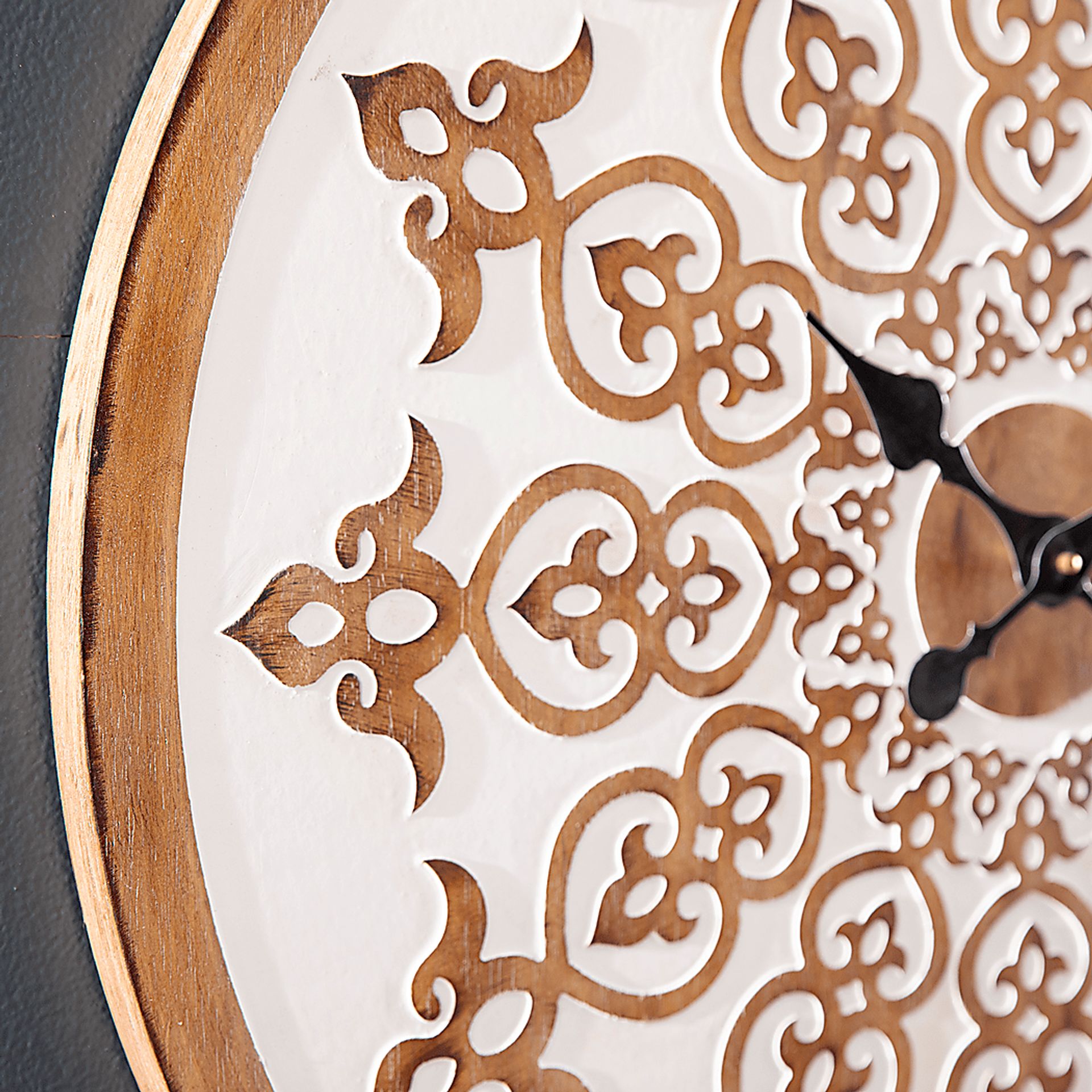 Tollington White Wall Clock - Image 3