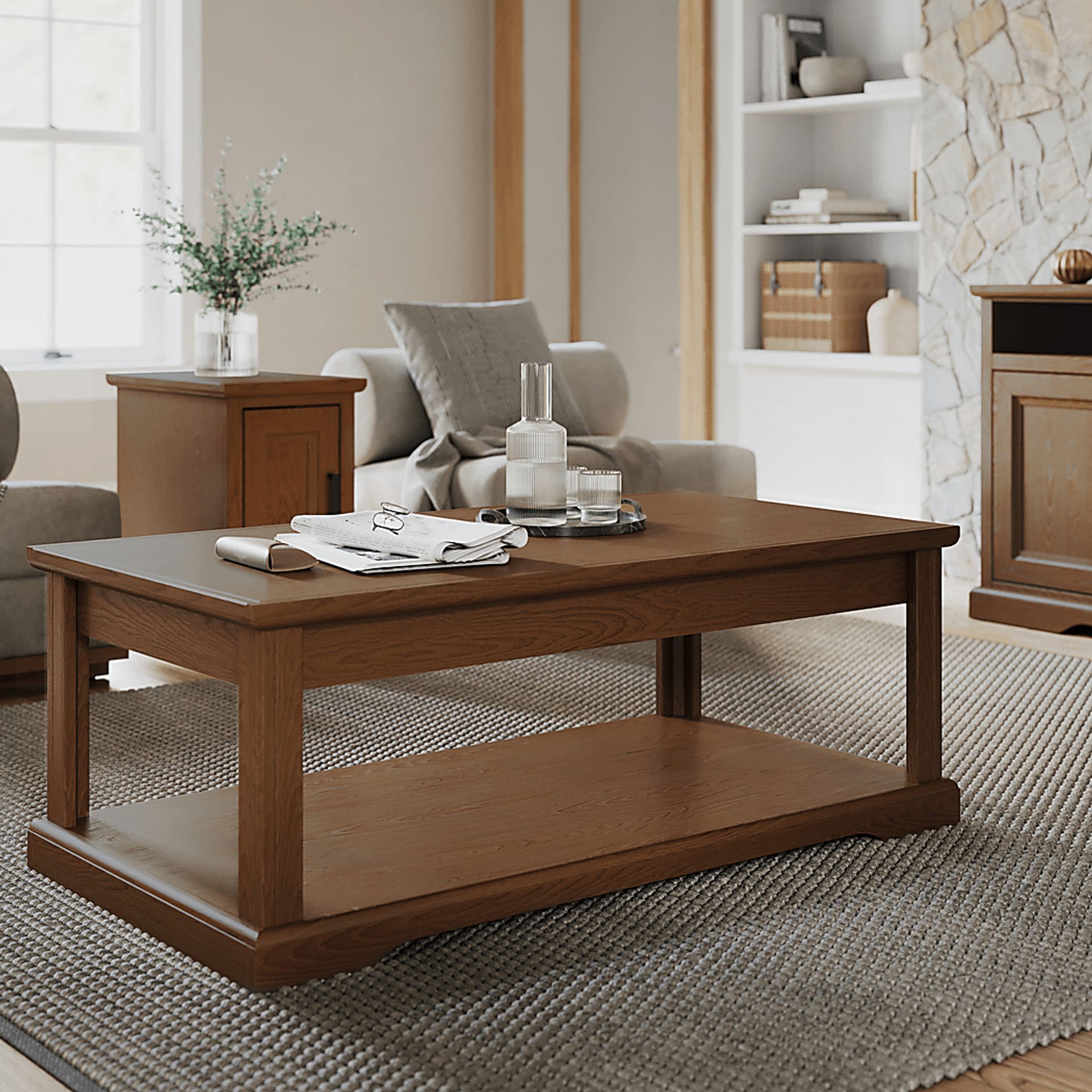 Weyna Brown Coffee Table - Image 2