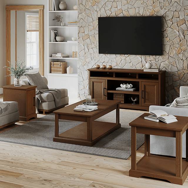Weyna Brown Coffee Table - Thumbnail - Image 7