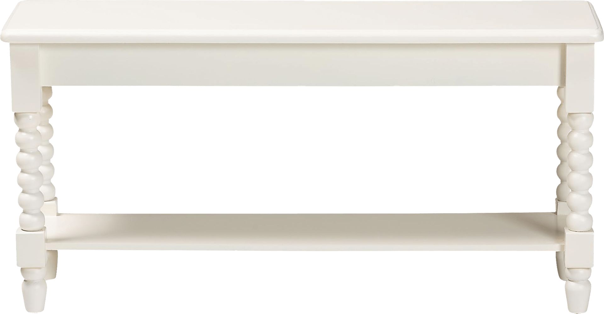 Toluru White Accent Bench - Image 4